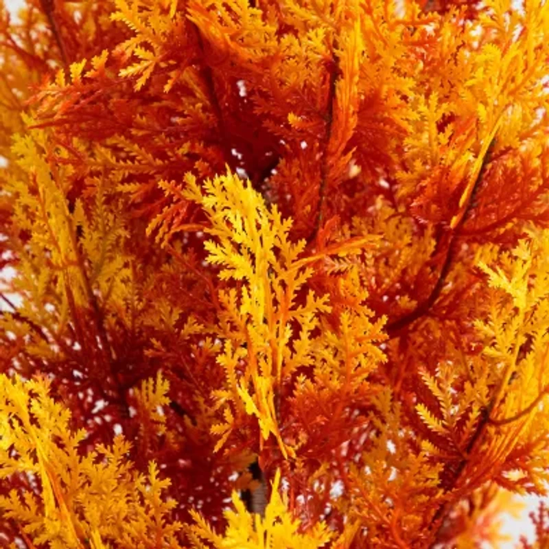 Nearly Natural 4ft Uv Resistant Autumn Cedar Indoor Outdoor Artificial Tree