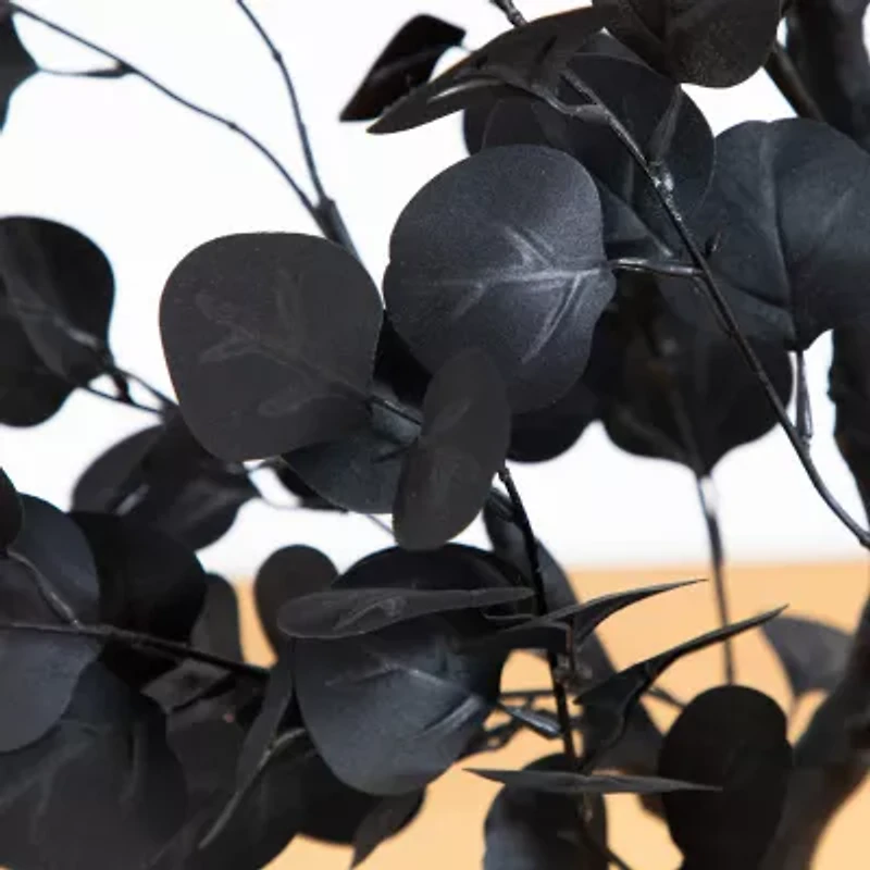 Nearly Natural 4ft Halloween Eucalyptus Artificial Tree
