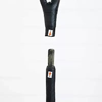 Nearly Natural 6ft Halloween Black Eucalyptus Artificial Tree