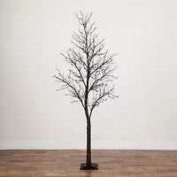 Nearly Natural 7ft Pre-Lit Halloween Twig Artificial Tree