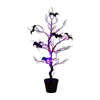 Nearly Natural 3ft Pre-Lit Halloween Twig Artificial Tree