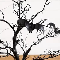 Nearly Natural 3ft Pre-Lit Halloween Twig Artificial Tree