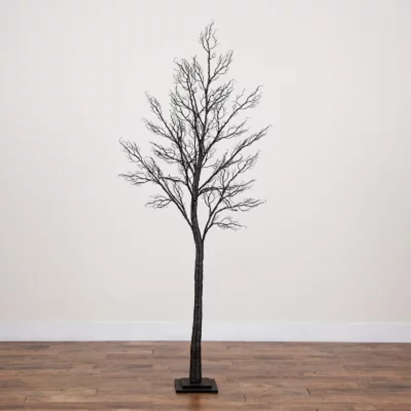 Nearly Natural Pre-Lit Halloween Minimalist Twig Artificial Tree