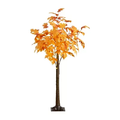 Nearly Natural 5ft Pre-Lit Autumn Maple Artificial Tree