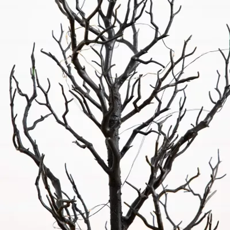 Nearly Natural 3ft Pre-Lit Halloween Twig Artificial Tree