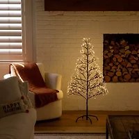 Nearly Natural Lighted Indoor Artificial Tree