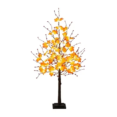 Nearly Natural 4ft Autumn Maple Fall Artificial Tree