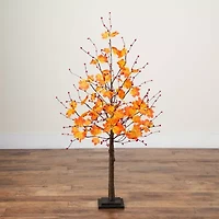 Nearly Natural 4ft Autumn Maple Fall Artificial Tree
