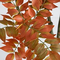 Nearly Natural 7ft Autumn Sumac Fall Artificial Tree
