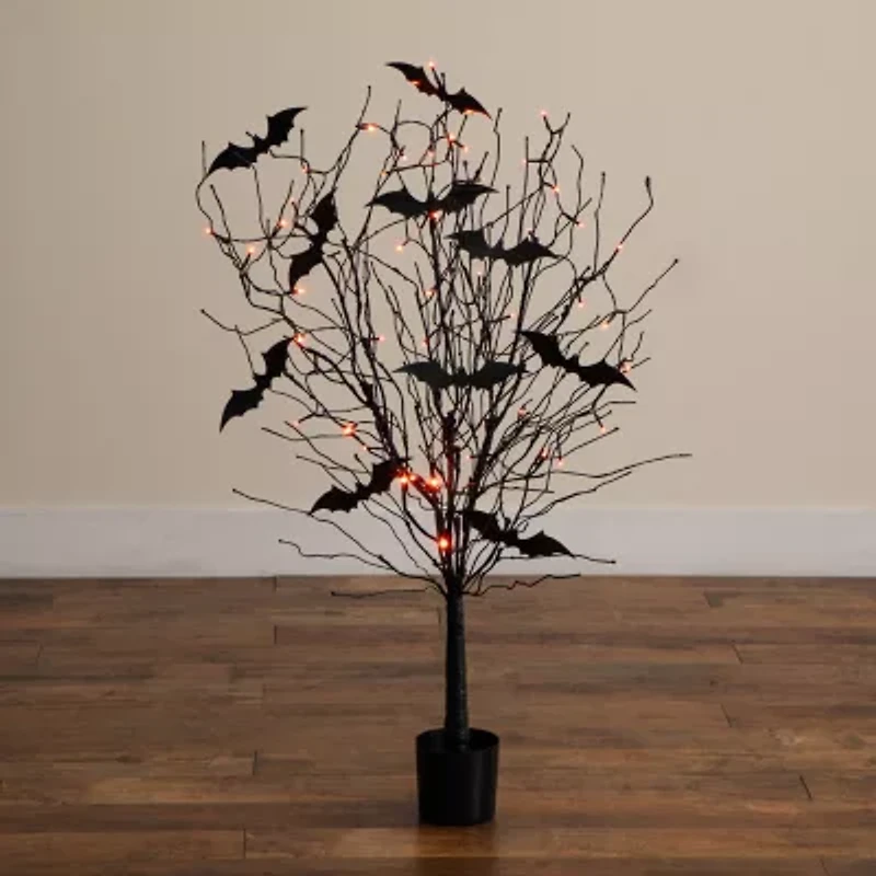 Nearly Natural Lighted Indoor Artificial Tree