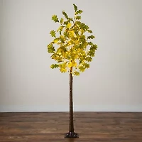 Nearly Natural 5ft Pre-Lit Autumn Oak Artificial Tree