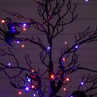 Nearly Natural 4ft Pre-Lit Halloween Twig Artificial Tree