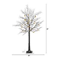Nearly Natural 4ft Pre-Lit Halloween Artificial Tree