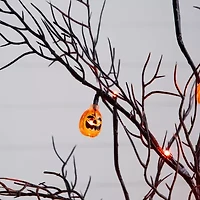 Nearly Natural 4ft Pre-Lit Halloween Artificial Tree