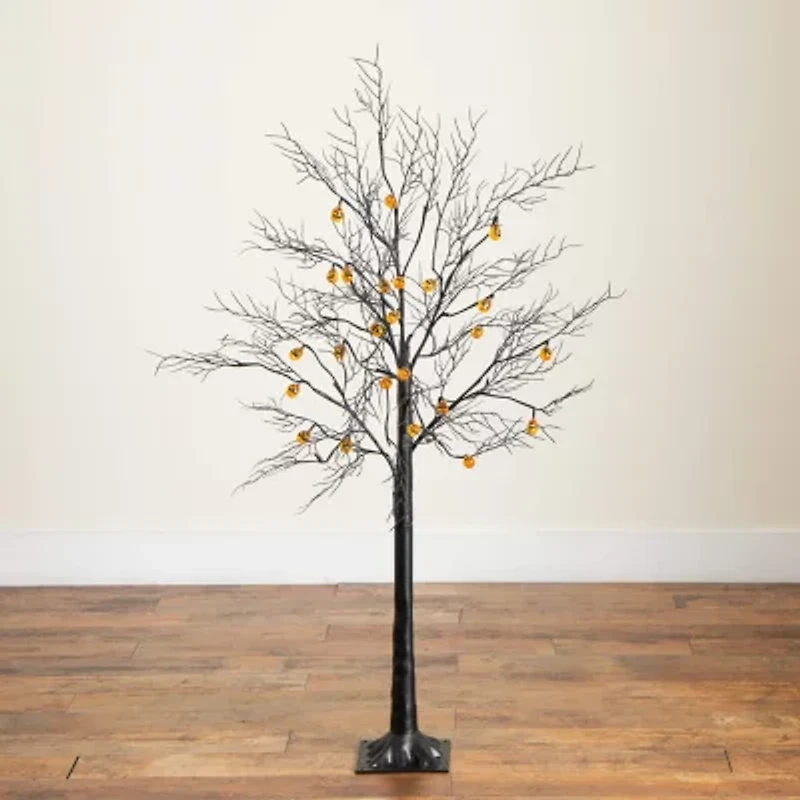 Nearly Natural 4ft Pre-Lit Halloween Artificial Tree