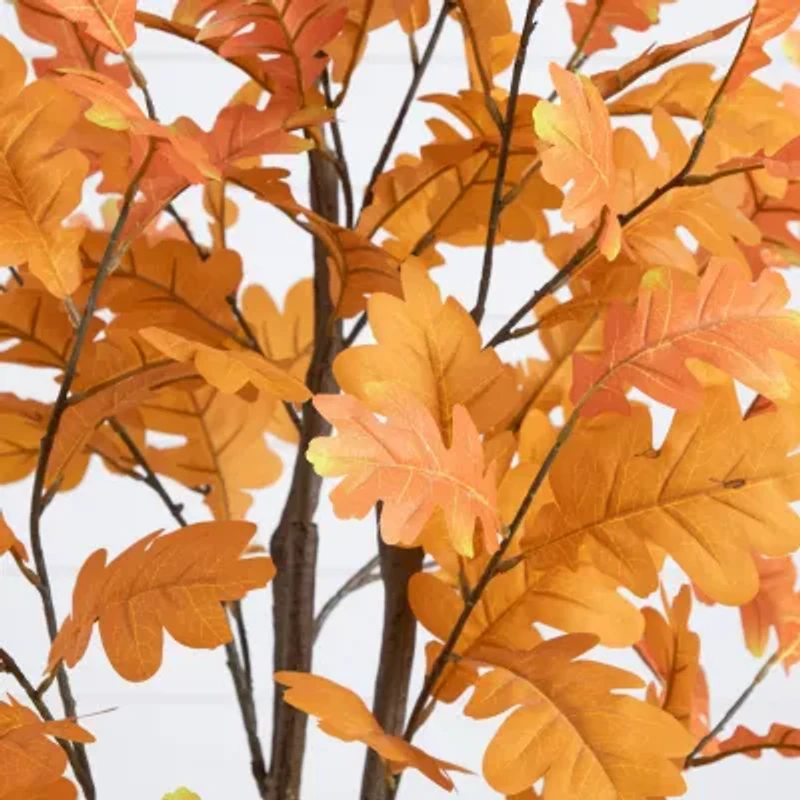 Nearly Natural 5ft Autumn Oak Artificial Tree
