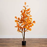 Nearly Natural 5ft Autumn Oak Artificial Tree