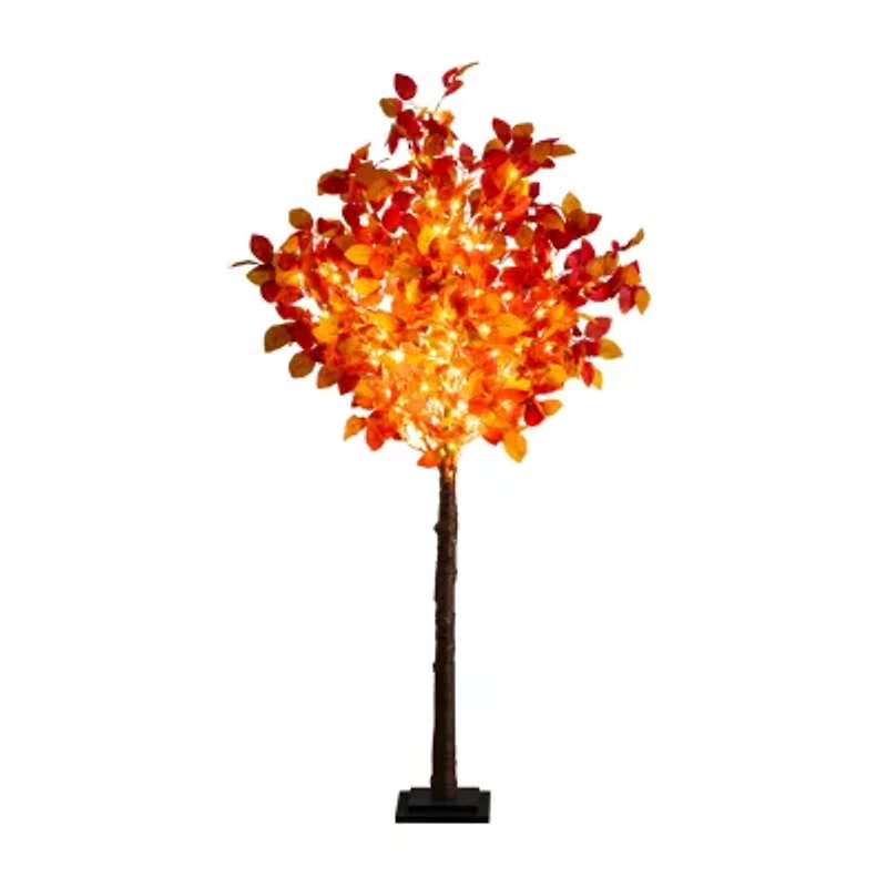 Nearly Natural 5ft Pre-Lit Autumn Artificial Tree