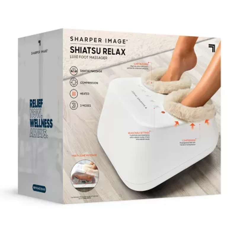 Sharper Image® Shiatsu Relax Luxe Foot Massager