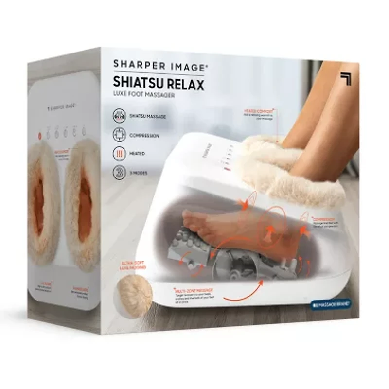 Sharper Image® Shiatsu Relax Luxe Foot Massager
