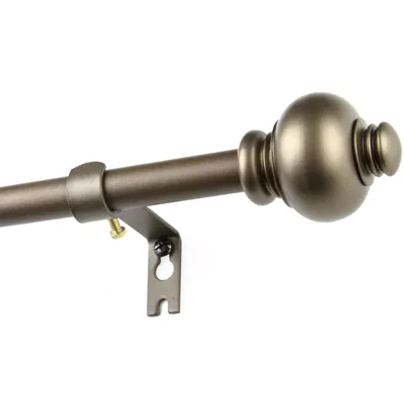 Rod Desyne Knob 5/8" Adjustable Curtain