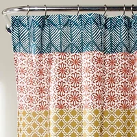 Lush Décor Bohemian Stripe Shower Curtain