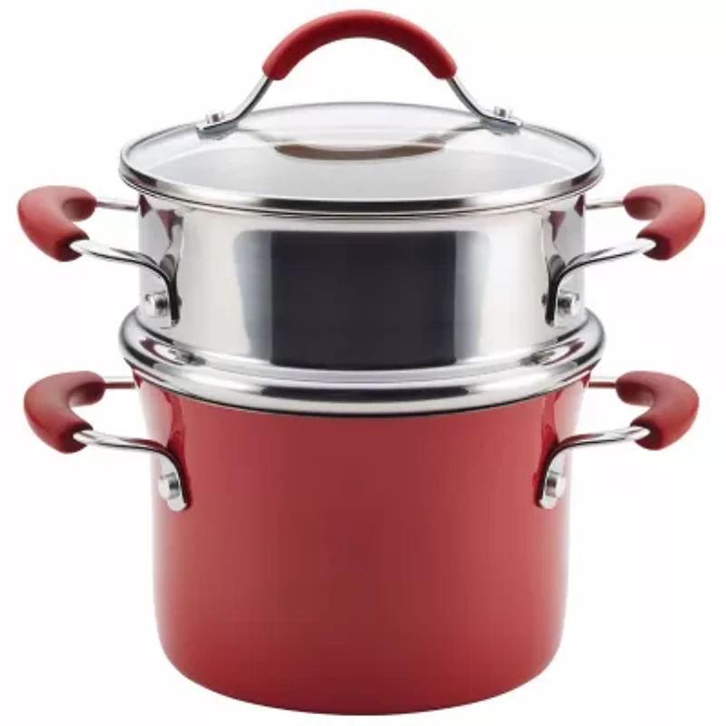 Rachael Ray Classic Brights 3-qt. Steamer Set with Lid