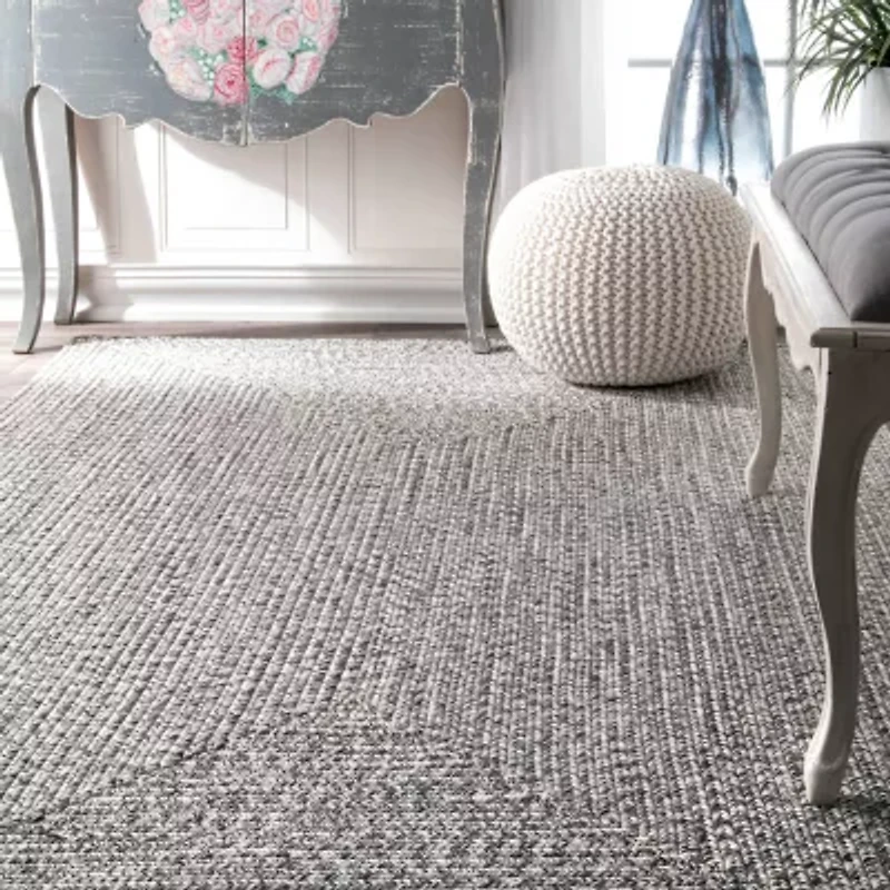 nuLoom Braided Lefebvre Salt and Pepper Rug