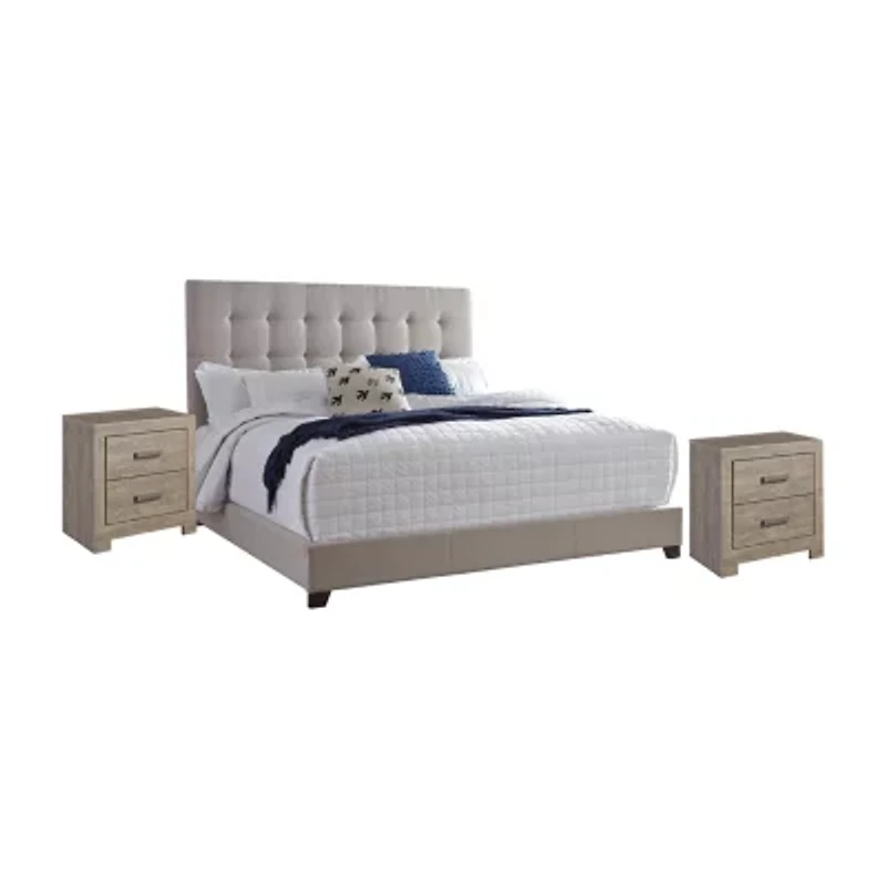 Signature Design by Ashley® Dolante Collection Tufted Bed
