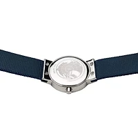 Bering Womens Blue Stainless Steel Bracelet Watch 10126-3073