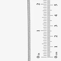 Made in Italy Womens Sterling Silver 18 Inch Curb Chain Necklace