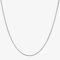 Made in Italy Womens Sterling Silver 18 Inch Curb Chain Necklace
