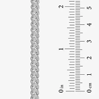 Made in Italy Mens Sterling Silver Inch Curb Chain Necklace