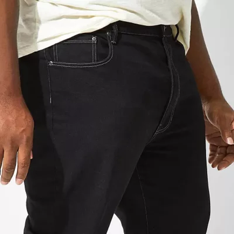 mutual weave Big and Tall Mens Tapered Leg Athletic Fit Jeans