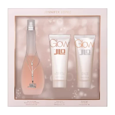 JENNIFER LOPEZ Glow By JLO Eau De Toilette 3.4 Oz 3-Pc Gift Set ($62 Value)