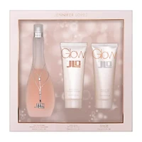 JENNIFER LOPEZ Glow By JLO Eau De Toilette 3.4 Oz 3-Pc Gift Set ($62 Value)