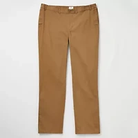 mutual weave Adaptive Mens Big and Tall Easy-on + Easy-off Seated Wear Relaxed Fit Flat Front Pants