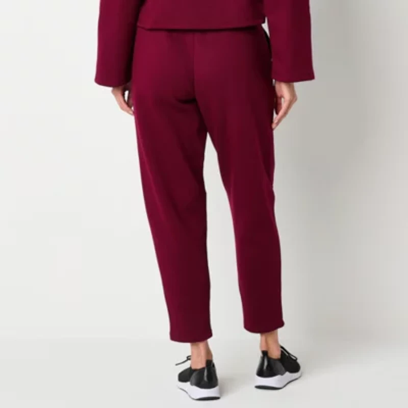 Xersion Womens Mid Rise Classic Fleece Barrel Pant