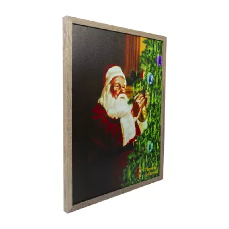 Northlight 19in Prelit Norman Rockwell Canvas Art