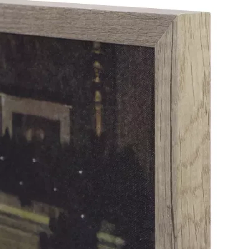 Northlight 19in Prelit Norman Rockwell Canvas Art