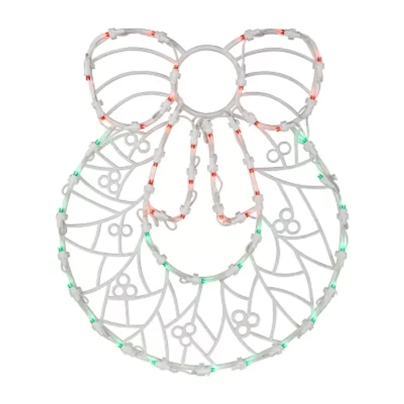 Northlight Led Wreath Christmas Window Decor