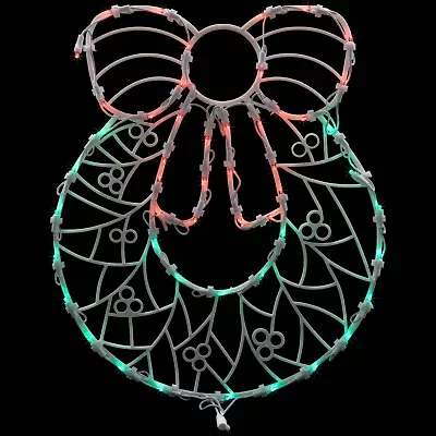 Northlight Led Wreath Christmas Window Decor