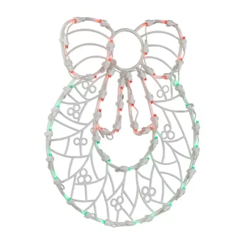 Northlight Led Wreath Christmas Window Decor