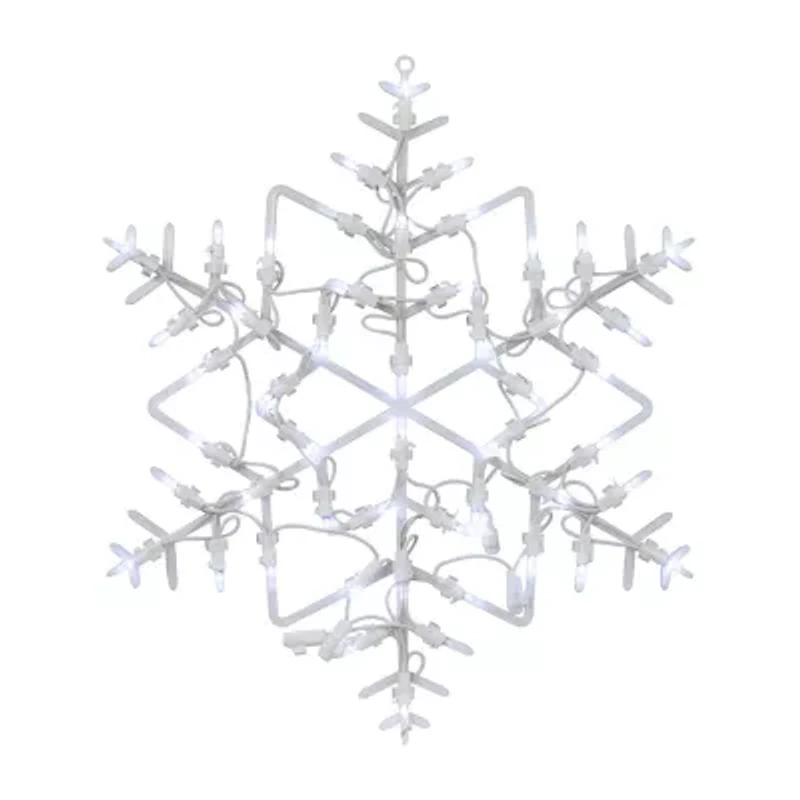 Northlight 18in Led Snowflake Christmas Window Decor