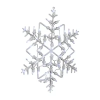 Northlight 18in Led Snowflake Christmas Window Decor
