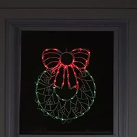 Northlight 16in Prelit Wreath Christmas Window Decor