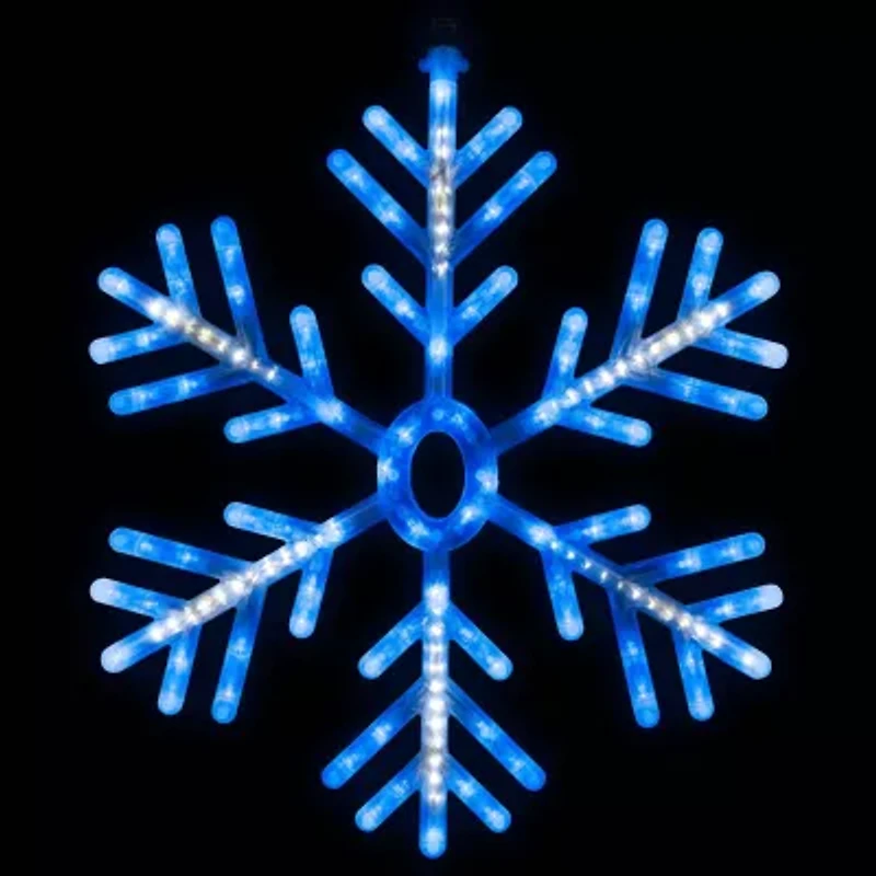 Northlight 24.5in Led Snowflake Christmas Window Decor