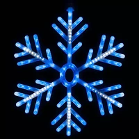 Northlight 24.5in Led Snowflake Christmas Window Decor