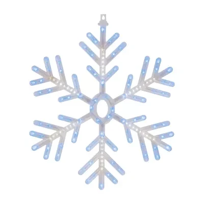 Northlight 24.5in Led Snowflake Christmas Window Decor