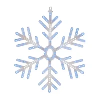 Northlight 24.5in Led Snowflake Christmas Window Decor